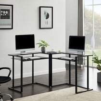 Bonita glass computer deals desk